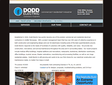 Tablet Screenshot of doddelectric.com